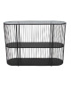 CONSOLE MÉTAL ET VERRE SO SKIN IDASY