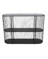CONSOLE MÉTAL ET VERRE SO SKIN IDASY