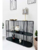 CONSOLE MÉTAL ET VERRE SO SKIN IDASY