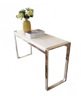 CONSOLE INOX ET MARBRE SO SKIN IDASY
