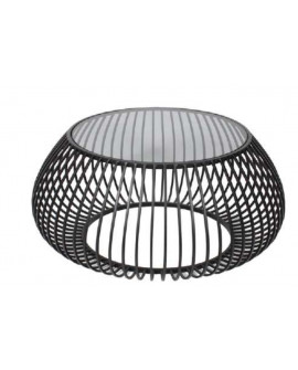 TABLE DE SALON RONDE DESIGN GEOMETRIQUE SO SKIN IDASY