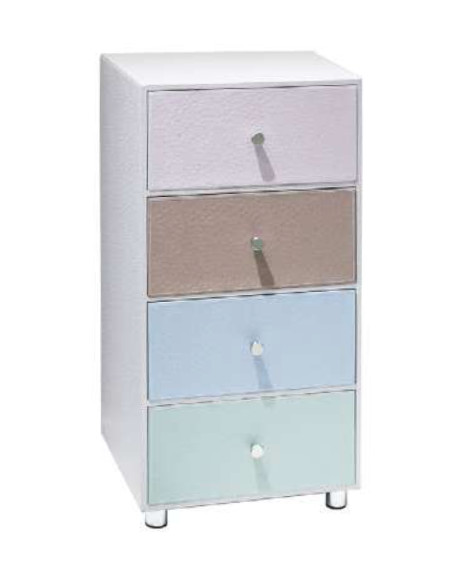 CHEVET 4 TIROIRS SO SKIN IDASY