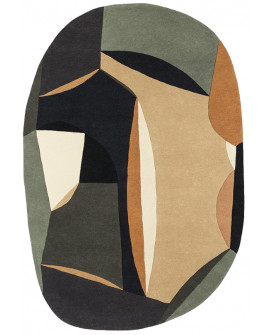 TAPIS POLIA SHAPE PRINTEMPS TOULEMONDE BOCHART