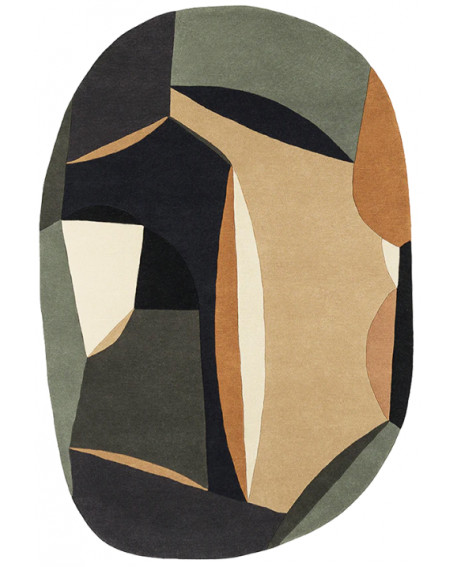 TAPIS POLIA SHAPE PRINTEMPS TOULEMONDE BOCHART