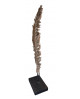 SCULPTURE FEUILLE GILDE