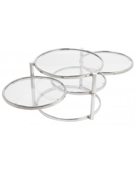 TABLE BASSE TRIPLE SWIVEL PRESENT TIME