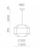 SUSPENSION BAUHAUS ACB ILUMINACION