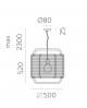 SUSPENSION CORDA-M ACB ILUMINACION