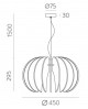SUSPENSION ROSE DU DÉSERT ACB ILUMINACION