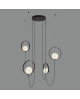 SUSPENSION HALO CHANDELIER 4L ACB