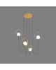 SUSPENSION HALO CHANDELIER 4L ACB