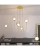 SUSPENSION HALO CHANDELIER 4L ACB