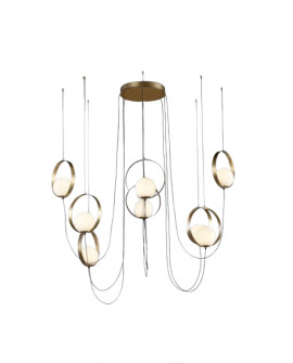 SUSPENSION HALO CHANDELIER 8L ACB