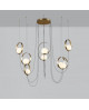 SUSPENSION HALO CHANDELIER 8L ACB