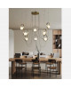 SUSPENSION HALO CHANDELIER 8L ACB