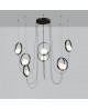 SUSPENSION HALO CHANDELIER 8L ACB