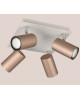 PLAFONNIER 4L MARLEY VIEUX BRONZE TRIO