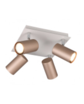 PLAFONNIER 4L MARLEY VIEUX BRONZE TRIO