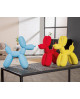 SCULPTURE CHIEN BALLON GILDE