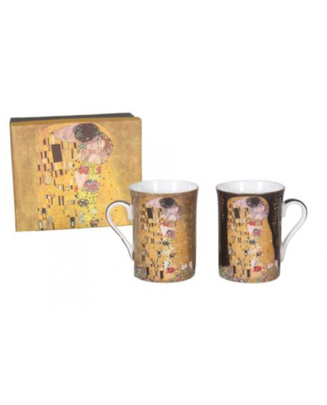 ENSEMBLE 2 MUGS LE BAISER KLIMT SOCADIS