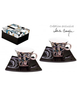 ENSEMBLE 2 TASSES À CAFÉ ISHITA BANERJEE SOCADIS