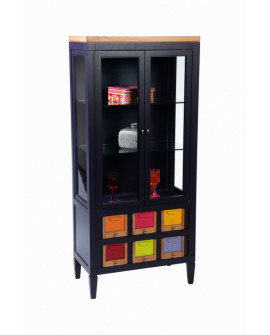 VITRINE 2 PORTES COL. LES COLORISTES