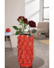 VASE ROSES GILDE