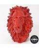 SCULPTURE TÊTE DE LION DRIMMER