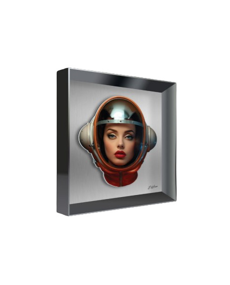VITRINE RELIEF A GIRL IN SPACE CM CREATION