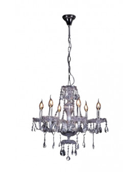 LUSTRE KRAKOW 6L CHROME ROILUX