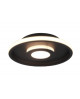 PLAFONNIER/APPLIQUE LED ASCARI GRAND MODELE NOIR MAT TRIO