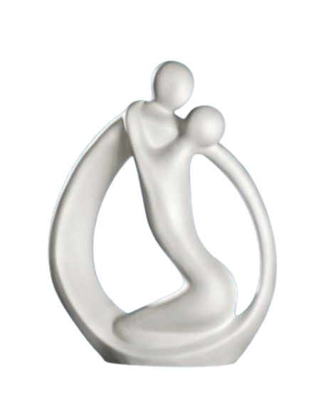 SCULPTURE COUPLE ENLACE CERAMIQUE