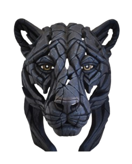 BLACK PANTHER BUST (WHITE) BY EDGE SCULPTURE