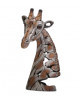 GIRAFE BUST BY EDGE SCULPTURE