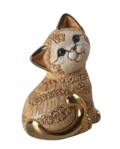 STATUETTE BEBE CHAT GINGER DE ROSA