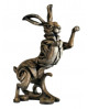 HARE BY EDGE SCULPTURE