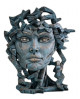 VENUS BUST TEAL BY EDGE SCULPTURE