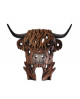HIGHLAND COW BUST BY EDGE SCULPTURE
