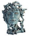 VENUS BUST MINIATURE (TEAL) BY EDGE SCULPTURE