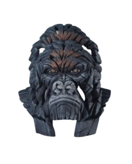 GORILLA BUST MINIATURE (TEAL) BY EDGE SCULPTURE