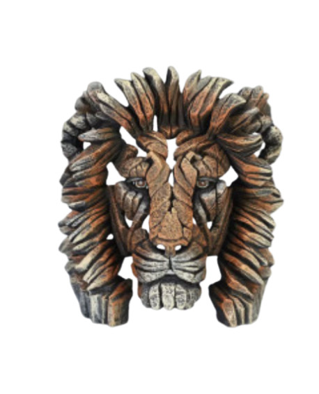 LION BUST MINIATURE SAVANNAH BY EDGE SCULPTURE