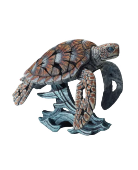 SEA TURTLE BUST MINIATURE BY EDGE SCULPTURE