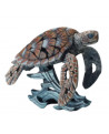SEA TURTLE BUST MINIATURE BY EDGE SCULPTURE