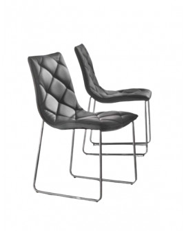 CHAISE GIADA GRIS TITANE LA SEGGIOLA