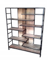 MEUBLE ETAGERES BOIS ET METAL