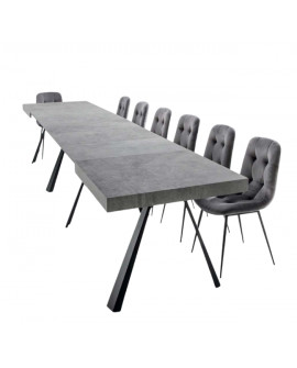 TABLE DE REPAS COPERNICO PLUS CIMENT LA SEGGIOLA