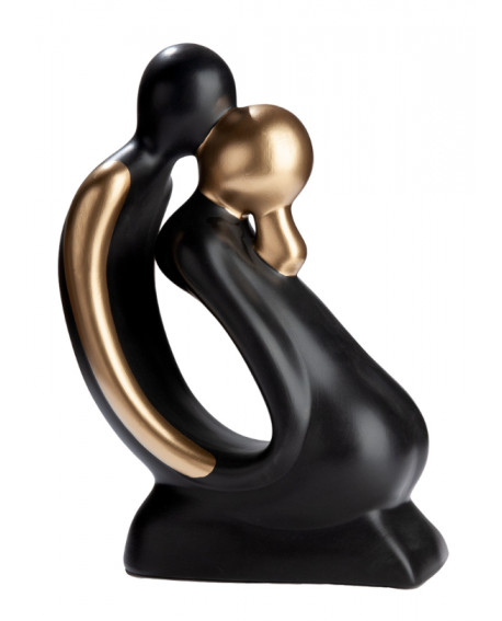 SCULPTURE LE BAISER GILDE