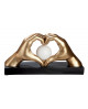 LAMPE DE TABLE MAINS COEUR GILDE