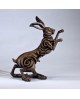 HARE BY EDGE SCULPTURE