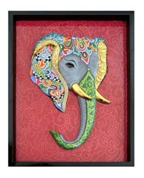 IMAGE EN RELIEF ÉLÉPHANT TOM'S DRAG